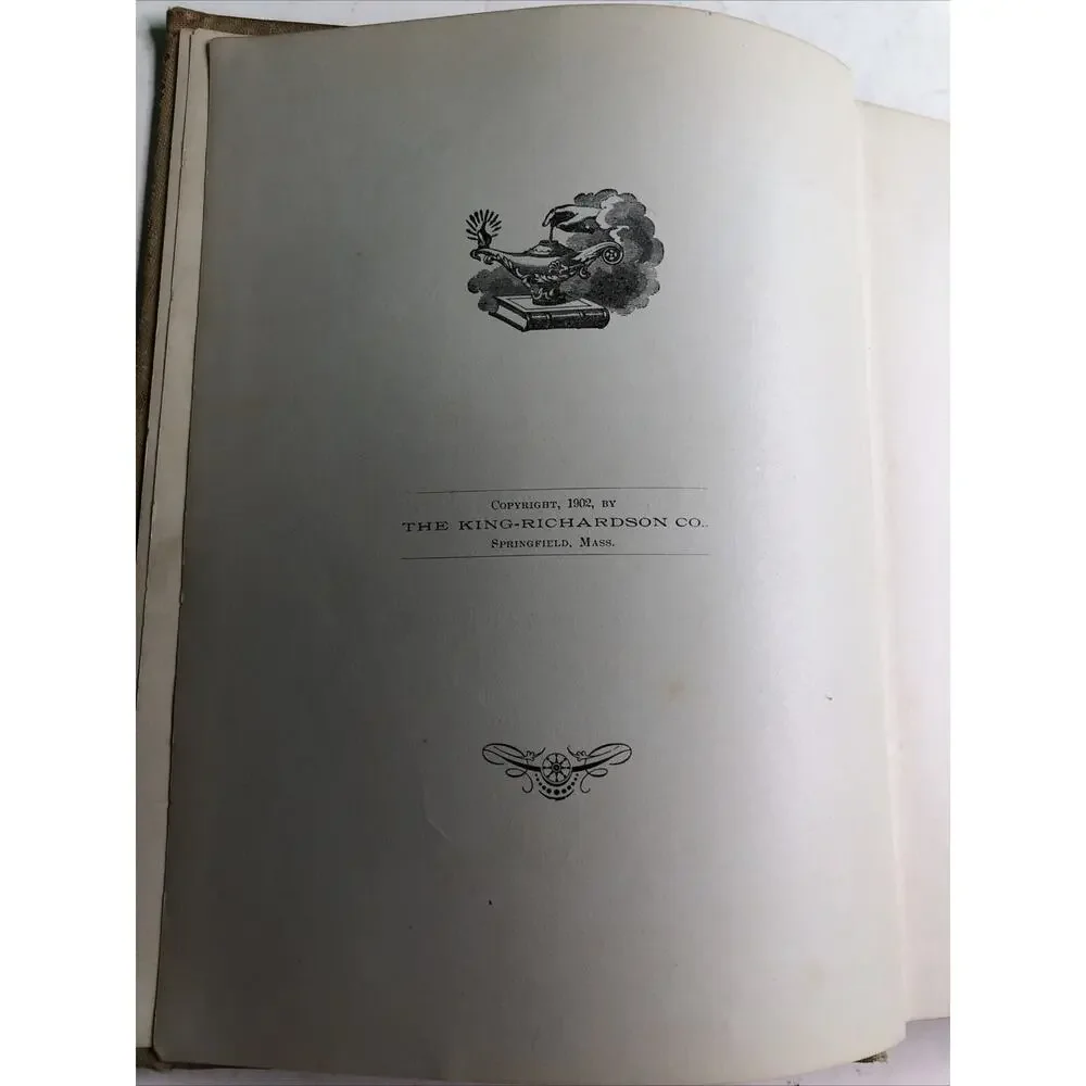 1902 SOCIAL CULTURE by The King-Richardson Co. Hardcover Illustrated Etiquette